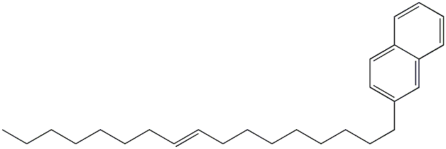 2-(9-Heptadecenyl)naphthalene Structure