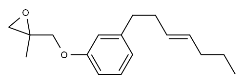 3-(3-Heptenyl)phenyl 2-methylglycidyl ether