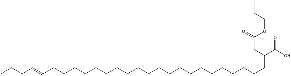 2-(22-Hexacosenyl)succinic acid 1-hydrogen 4-propyl ester Structure