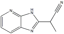 2-(3H-Imidazo[4,5-b]pyridin-2-yl)propanenitrile Structure