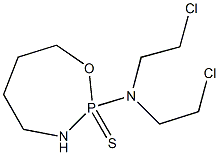 Hexahydro-2-[bis(2-chloroethyl)amino]-1,3,2-oxazaphosphepine 2-sulfide Structure