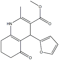 1,4,5,6,7,8-Hexahydro-2-methyl-4-(furan-2-yl)-5-oxoquinoline-3-carboxylic acid methyl ester|