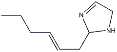 2-(2-Hexenyl)-3-imidazoline Structure