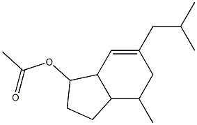 Acetic acid 3-isobutyl-5-methylbicyclo[4.3.0]non-2-en-9-yl ester|
