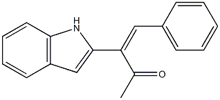 2-[(Z)-1-Acetyl-2-phenylethenyl]-1H-indole|