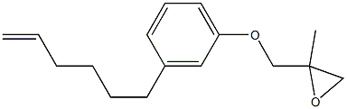 3-(5-Hexenyl)phenyl 2-methylglycidyl ether|