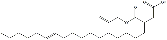 3-(11-Heptadecenyl)succinic acid 1-hydrogen 4-allyl ester Structure