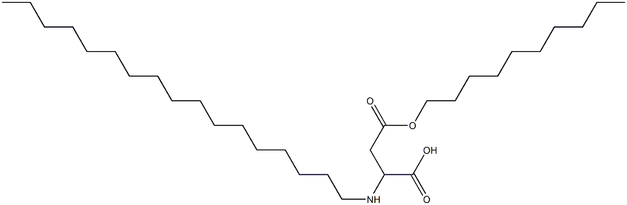 2-Heptadecylamino-3-(decyloxycarbonyl)propionic acid