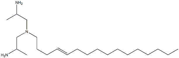 1,1'-(4-Hexadecenylimino)bis(2-propanamine) Structure