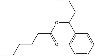 Hexanoic acid 1-phenylbutyl ester