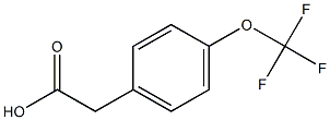 4-TrifluoroMethoxyphenylacetic acid Structure