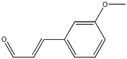 3-METHOXYCINNAMALDEHYDE Structure