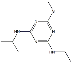 N-ethyl-N'(1-methylethyl)-6-methylthio-1,3,5-triazabenzene-2,4 diamine