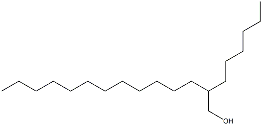 2-Hexyl-1-tetradecanol Structure