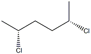 hexane, 2,5-dichloro-, (R*,S*)- Structure