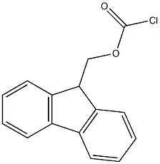 9H-fluoren-9-ylmethyl chloridocarbonate Structure
