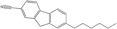 7-hexyl-9H-fluorene-2-carbonitrile