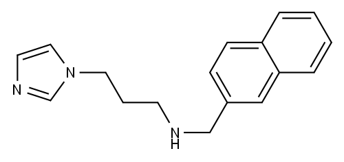 [3-(1H-imidazol-1-yl)propyl](naphthalen-2-ylmethyl)amine Structure