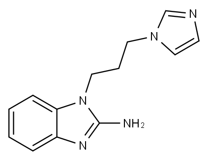 1-[3-(1H-imidazol-1-yl)propyl]-1H-1,3-benzodiazol-2-amine Structure