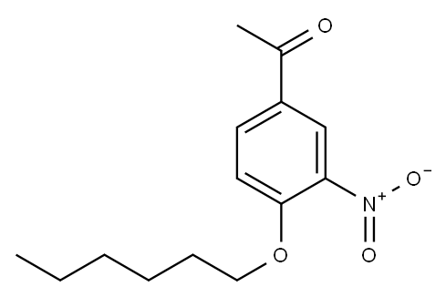 1-[4-(hexyloxy)-3-nitrophenyl]ethan-1-one|