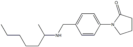 1-{4-[(heptan-2-ylamino)methyl]phenyl}pyrrolidin-2-one