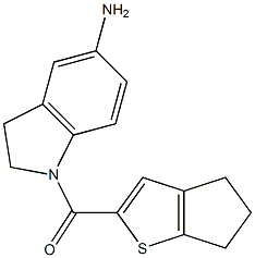 1-{4H,5H,6H-cyclopenta[b]thiophen-2-ylcarbonyl}-2,3-dihydro-1H-indol-5-amine