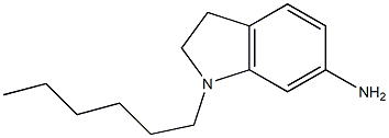 1-hexyl-2,3-dihydro-1H-indol-6-amine Structure