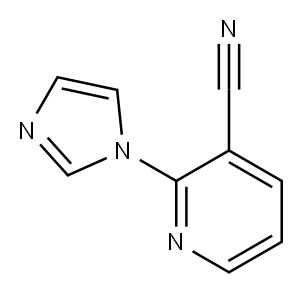 2-(1H-imidazol-1-yl)pyridine-3-carbonitrile Structure