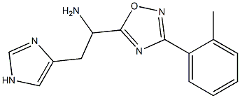 2-(1H-imidazol-4-yl)-1-[3-(2-methylphenyl)-1,2,4-oxadiazol-5-yl]ethan-1-amine
