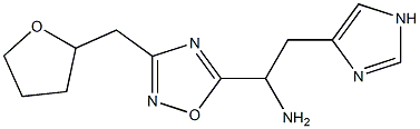 2-(1H-imidazol-4-yl)-1-[3-(oxolan-2-ylmethyl)-1,2,4-oxadiazol-5-yl]ethan-1-amine