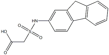 2-(9H-fluoren-2-ylsulfamoyl)acetic acid