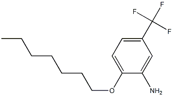 2-(heptyloxy)-5-(trifluoromethyl)aniline Structure