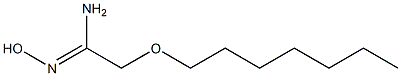 2-(heptyloxy)-N'-hydroxyethanimidamide Structure