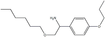 2-(hexyloxy)-1-(4-propoxyphenyl)ethan-1-amine|