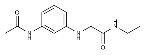 2-[(3-acetamidophenyl)amino]-N-ethylacetamide