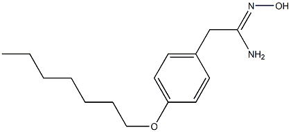 2-[4-(heptyloxy)phenyl]-N'-hydroxyethanimidamide|
