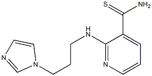 2-{[3-(1H-imidazol-1-yl)propyl]amino}pyridine-3-carbothioamide