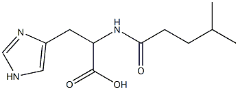 3-(1H-imidazol-4-yl)-2-(4-methylpentanamido)propanoic acid