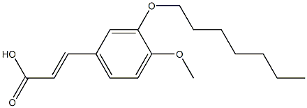 3-[3-(heptyloxy)-4-methoxyphenyl]prop-2-enoic acid
