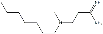 3-[heptyl(methyl)amino]propanimidamide