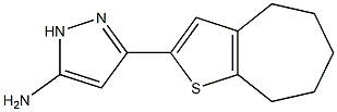 3-{4H,5H,6H,7H,8H-cyclohepta[b]thiophen-2-yl}-1H-pyrazol-5-amine
