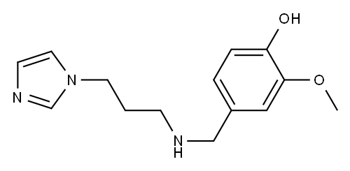 4-({[3-(1H-imidazol-1-yl)propyl]amino}methyl)-2-methoxyphenol