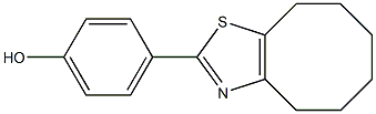 4-{4H,5H,6H,7H,8H,9H-cycloocta[d][1,3]thiazol-2-yl}phenol Structure