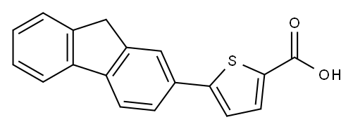 5-(9H-fluoren-2-yl)thiophene-2-carboxylic acid Structure