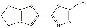 5-{4H,5H,6H-cyclopenta[b]thiophen-2-yl}-1,3,4-thiadiazol-2-amine