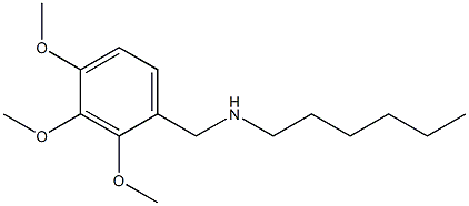 hexyl[(2,3,4-trimethoxyphenyl)methyl]amine