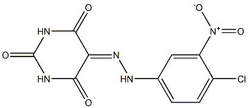 2,4,5,6(1H,3H)-pyrimidinetetrone 5-[N-(4-chloro-3-nitrophenyl)hydrazone]