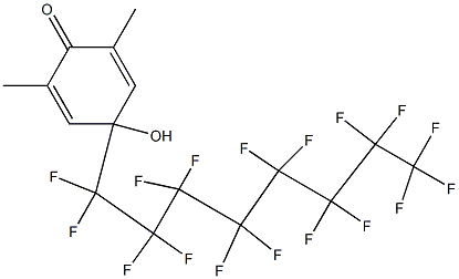 4-(Heptadecafluorooctyl)-4-hydroxy-2,6-dimethyl-2,5-cyclohexadien-1-one