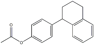 Acetic acid 4-(tetralin-1-yl)phenyl ester