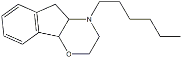 2,3,4,4a,5,9b-Hexahydro-4-hexylindeno[1,2-b]-1,4-oxazine|
